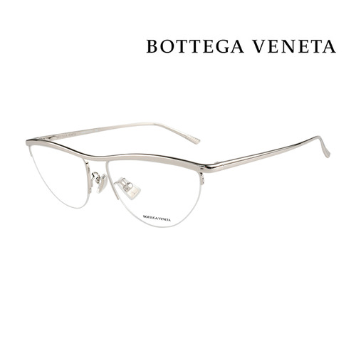 보테가 베네타 명품 안경테 BV1132O 002 반무테 메탈 남자 여자 안경