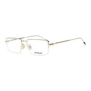 몽블랑 명품 안경테 MB0113O 002 반무테 메탈 남자 여자 안경
