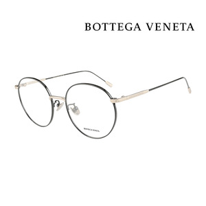 보테가 베네타 명품 안경테 BV0214O 001 라운드 메탈 남자 여자 안경