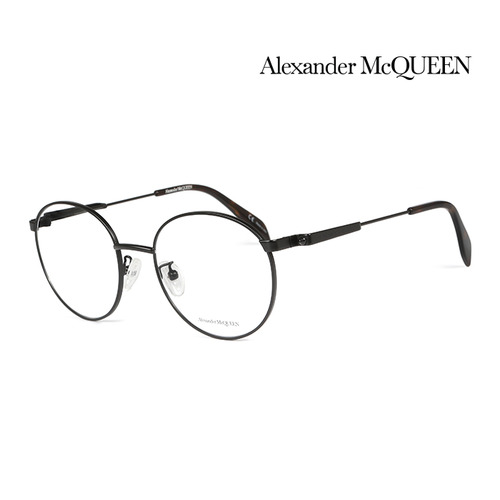 알렉산더 맥퀸 명품 안경테 AM0232O 002 라운드 메탈 남자 여자 안경