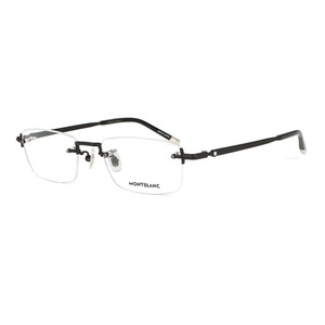몽블랑 명품 안경테 MB0132O 001 스퀘어 티타늄 남자 여자 안경